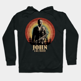 Retro Sunset John Coltrane Hoodie